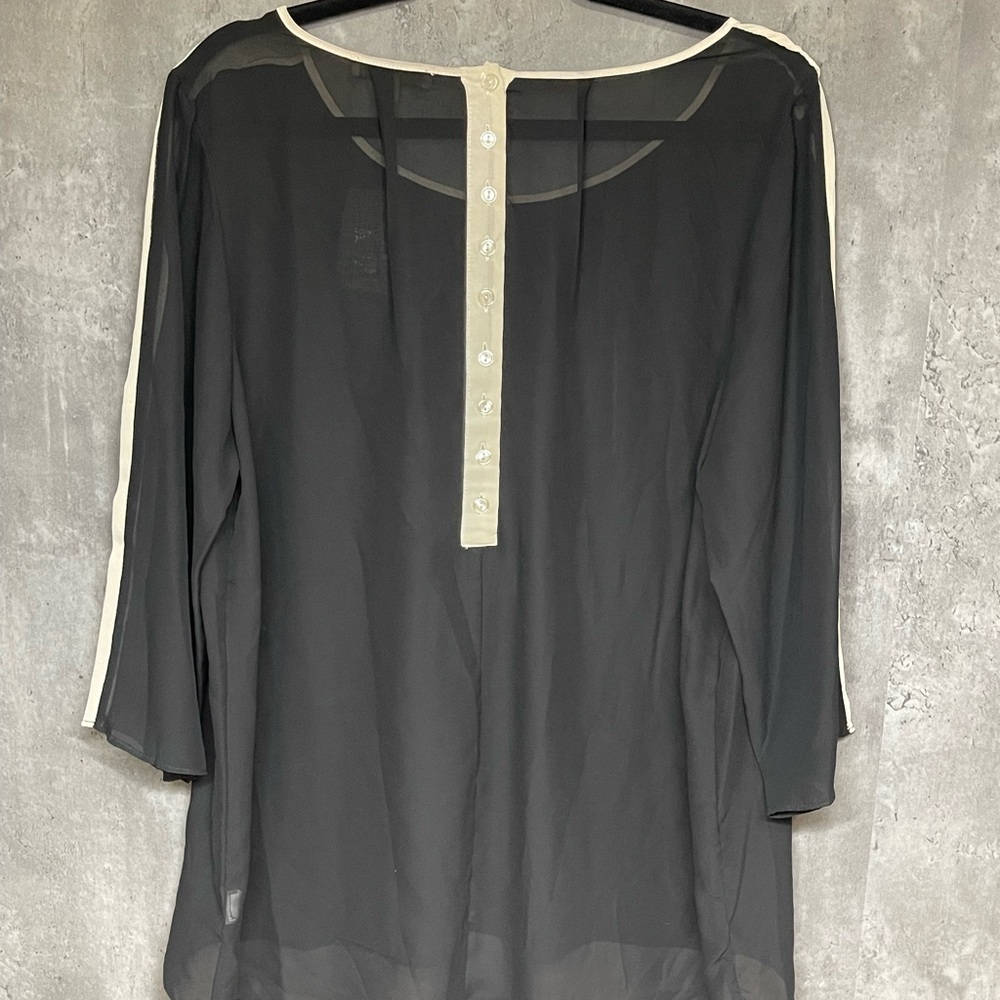 Plus Size - Sheer Blouse